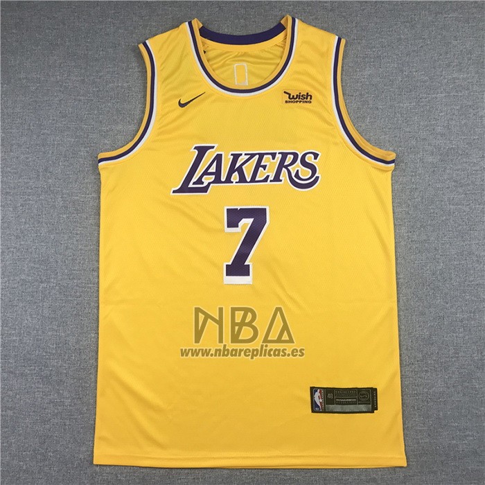 Camiseta Los Angeles Lakers Carmelo Anthony NO 7 Icon 2020 Amarillo